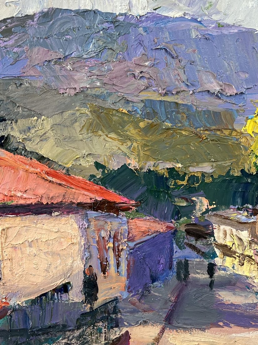 Oil painting The City Before the Mountain Boris Serdyuk - 4
