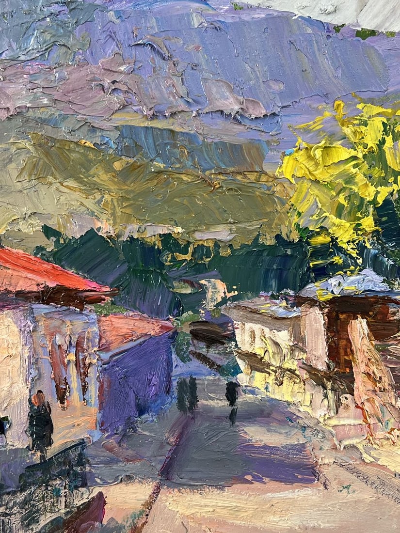 Oil painting The City Before the Mountain Boris Serdyuk - 6