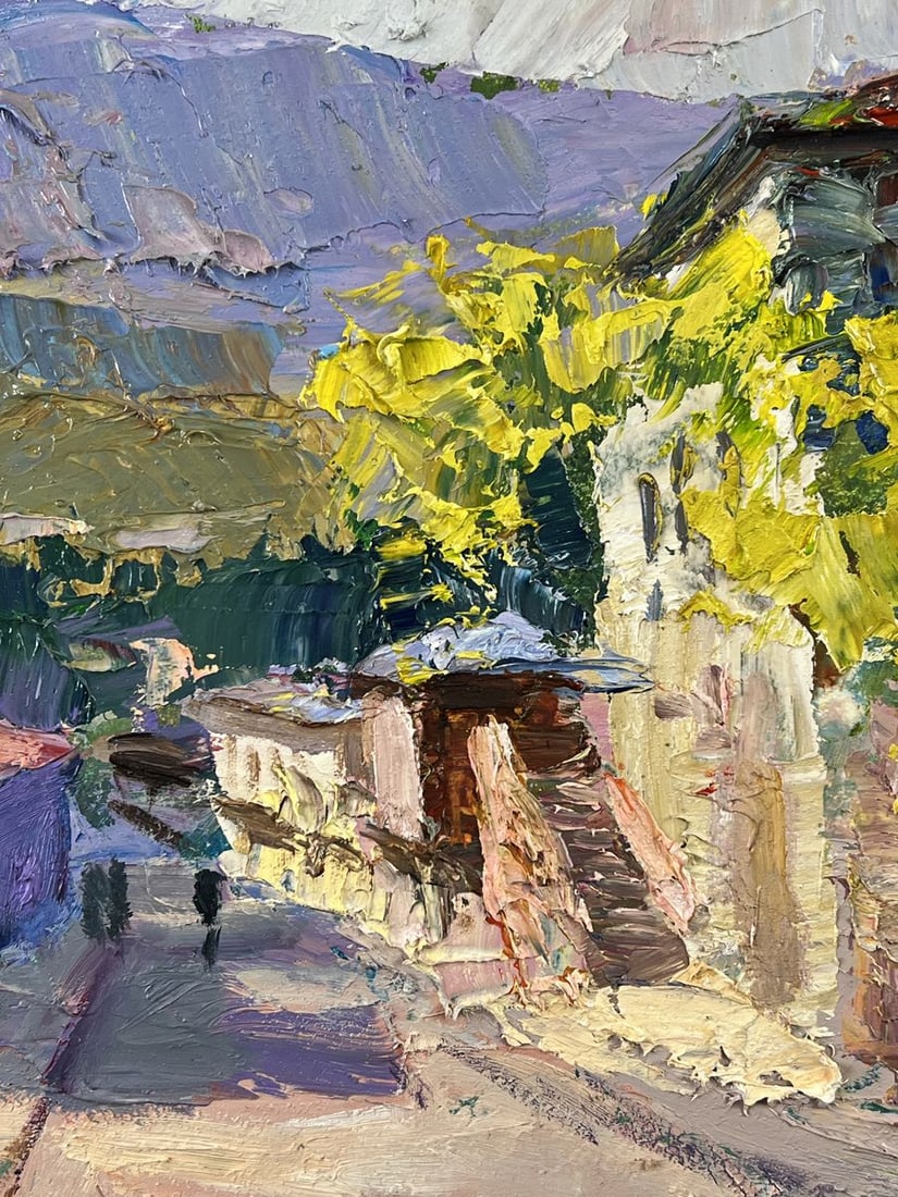 Oil painting The City Before the Mountain Boris Serdyuk - 8