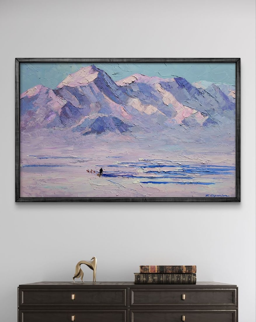 Oil painting Breath of the North Wind Boris Serdyuk - 2
