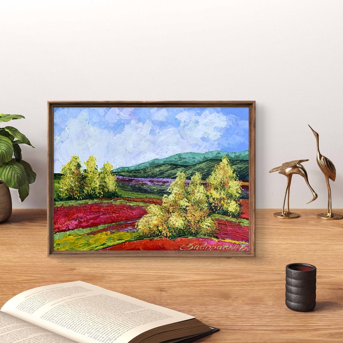 Oil painting Walk in the mountains V. Zadorozhnya - 2