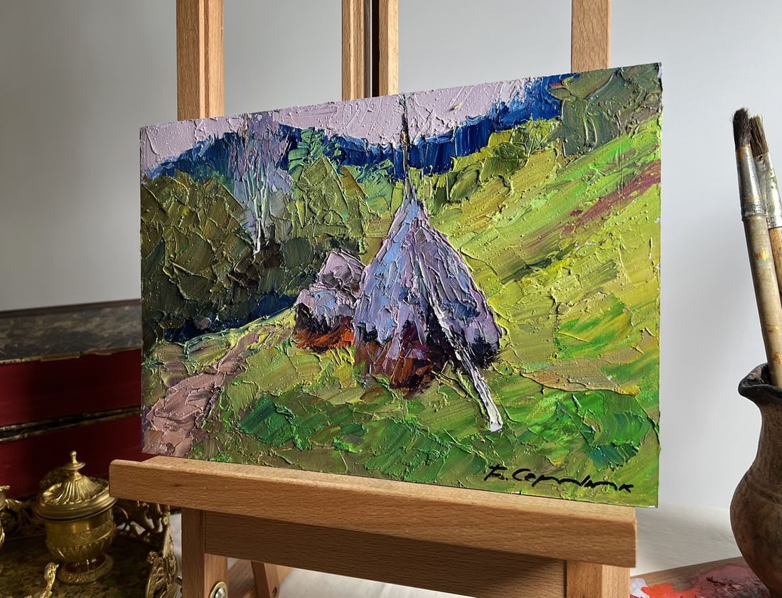 Oil painting Path to the mountains Boris Serdyuk - 2