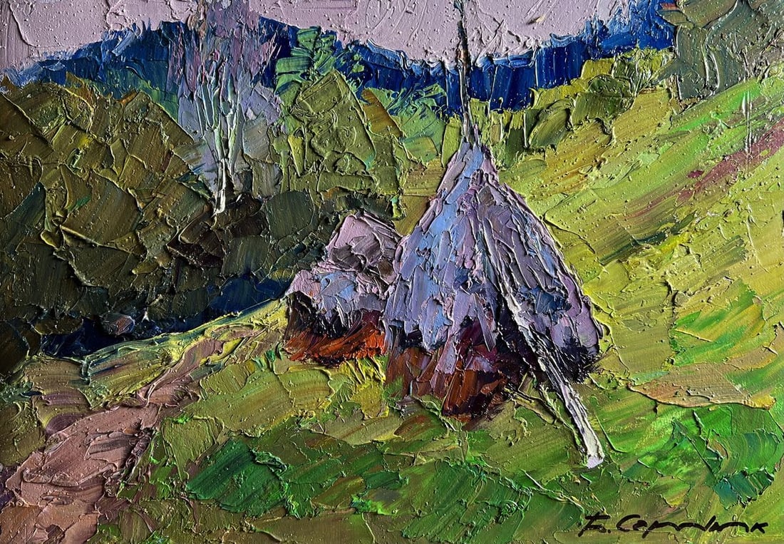 Oil painting Path to the mountains Boris Serdyuk - 3