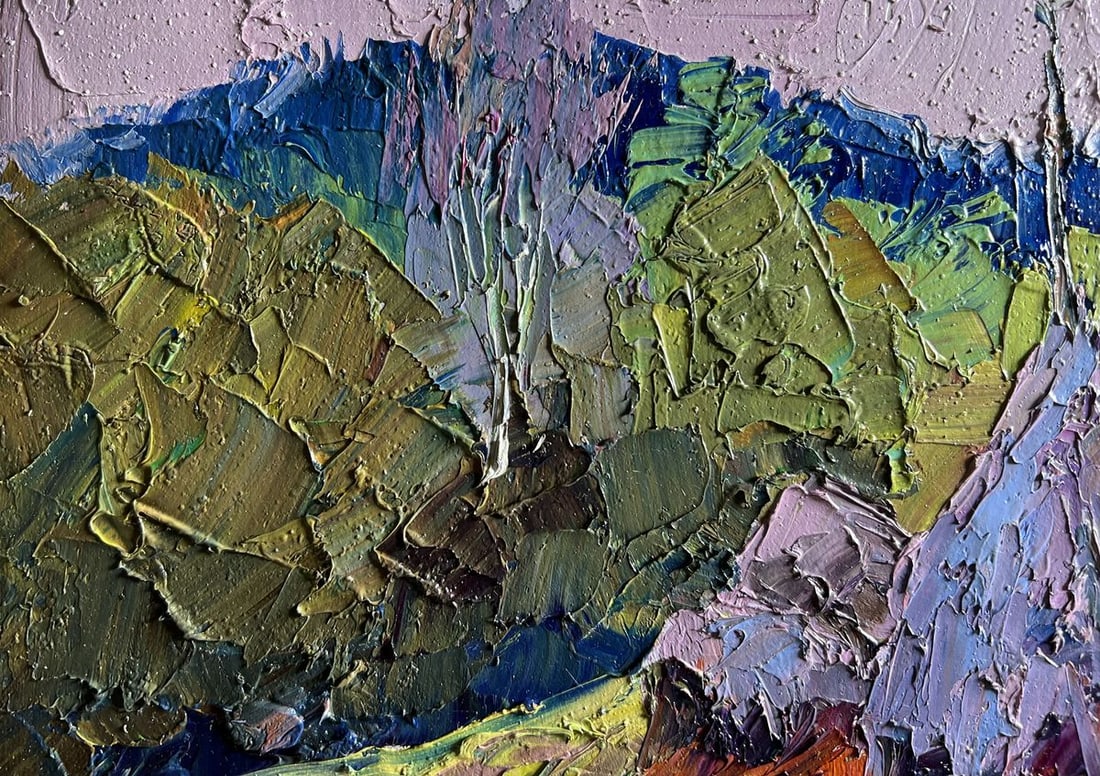 Oil painting Path to the mountains Boris Serdyuk - 4