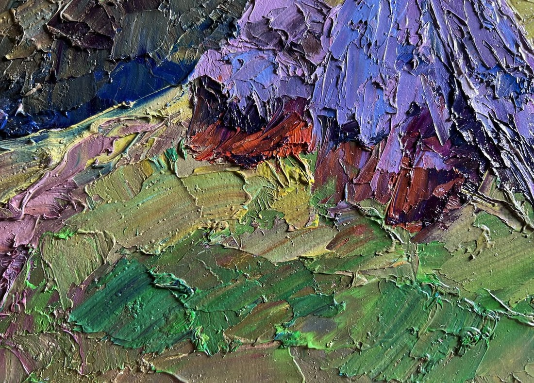 Oil painting Path to the mountains Boris Serdyuk - 7