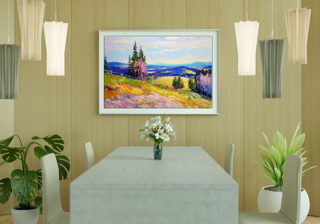 Oil painting Carpathian spaces Serdyuk Boris Petrovich - 2
