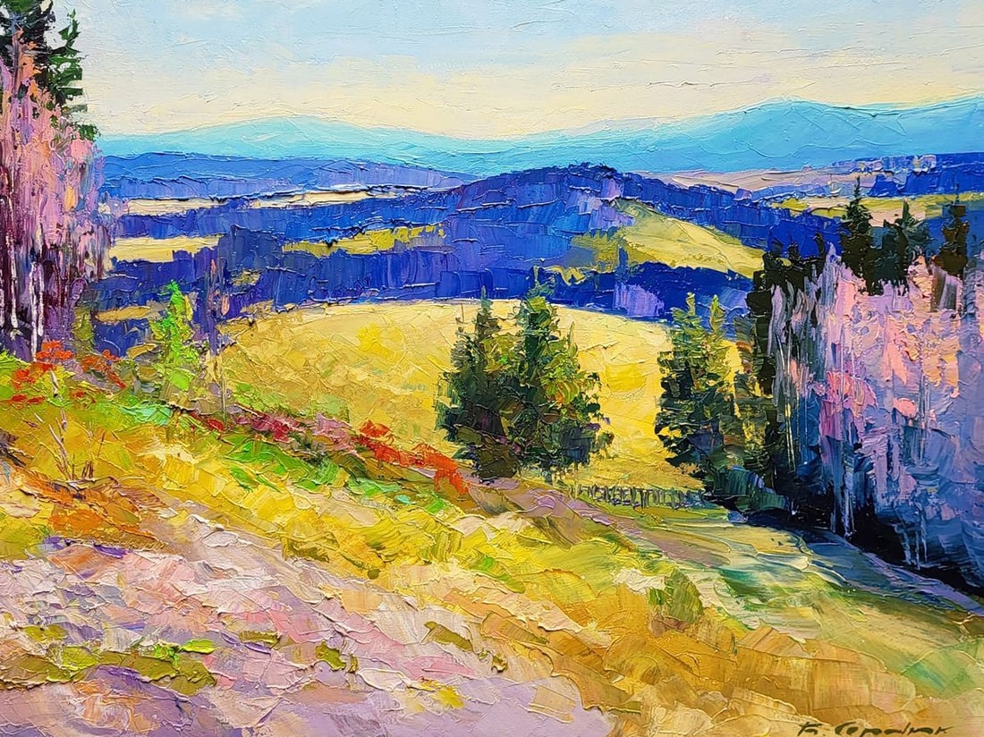Oil painting Carpathian spaces Serdyuk Boris Petrovich - 7