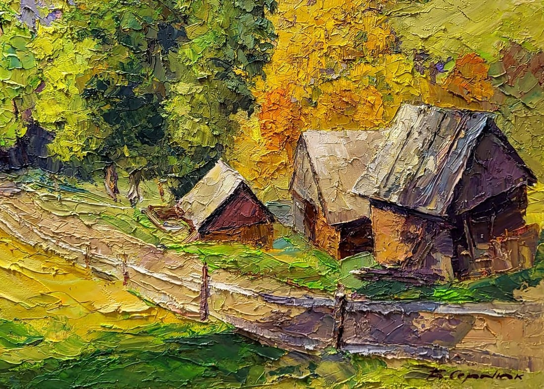 Oil painting Autumn in the mountains Serdyuk Boris Petrovich - 7