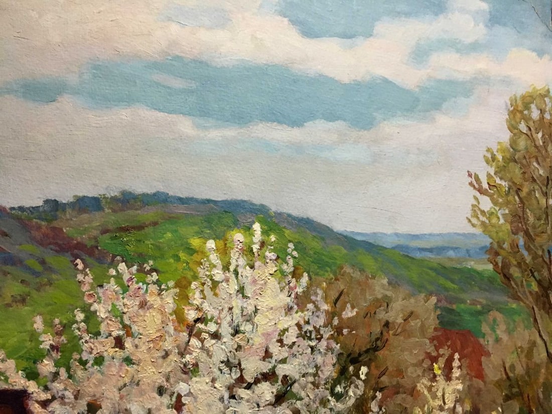 Oil painting Summer day in the village A. Cherkas - 7