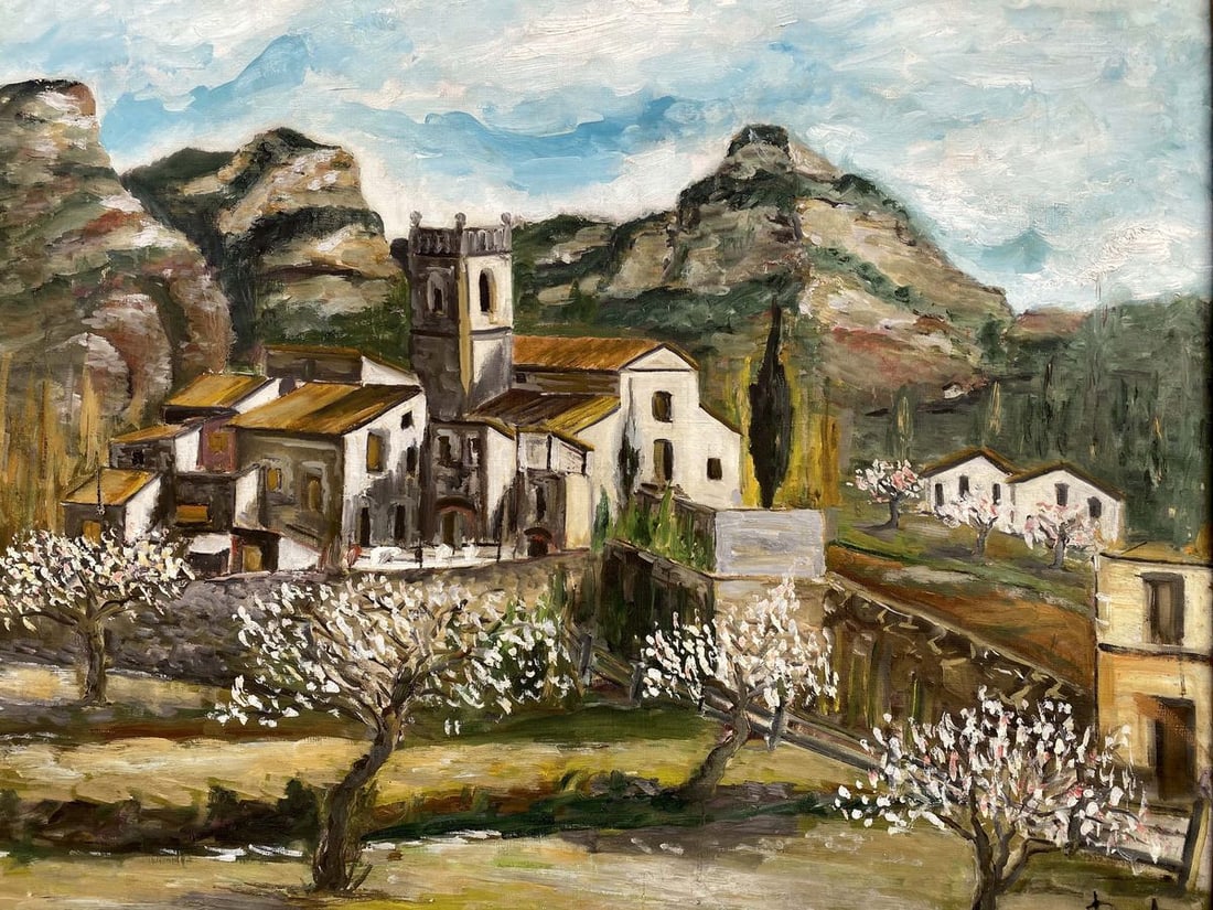 Oil painting Urban landscape European unknown artist - 2