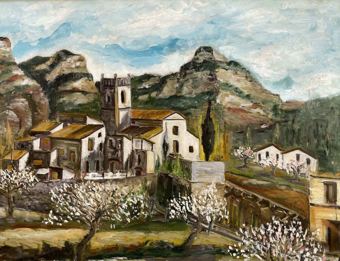 Oil painting Urban landscape European unknown artist - 7