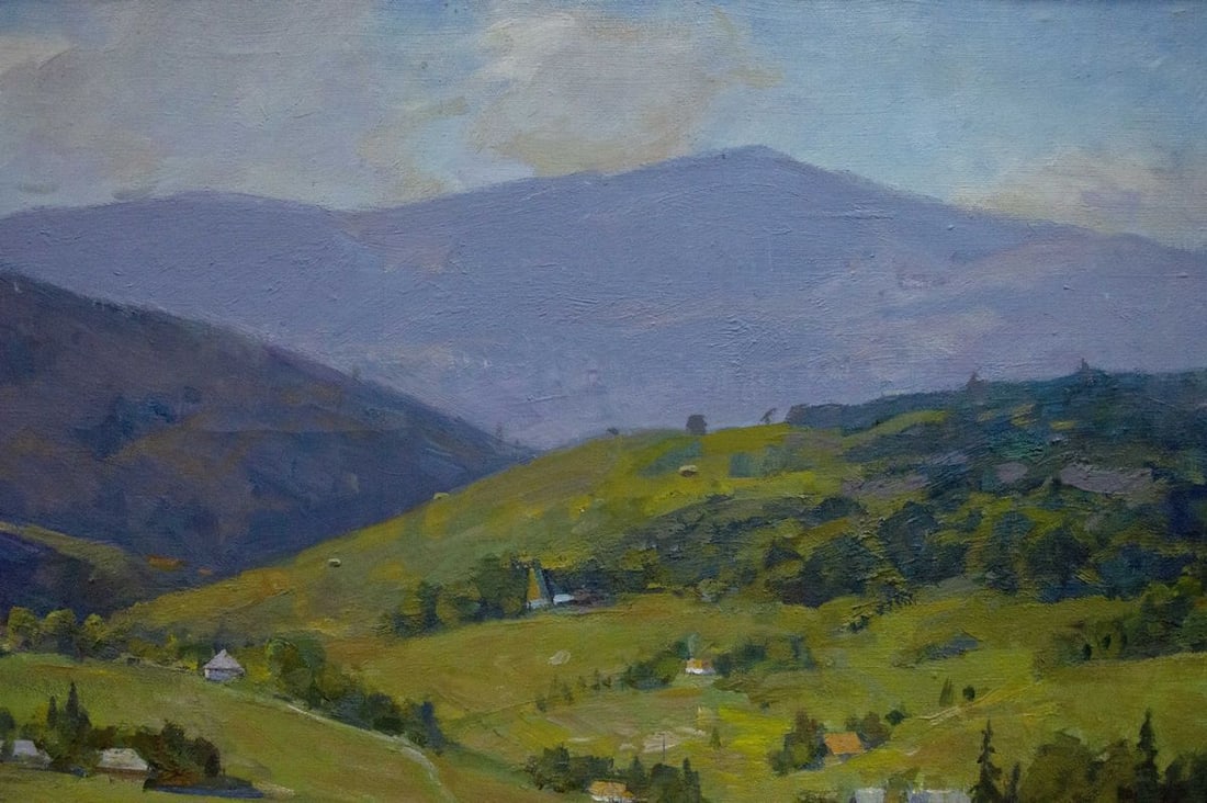 Oil painting Mountain landscape Minsky Grigory Semyonovich - 2