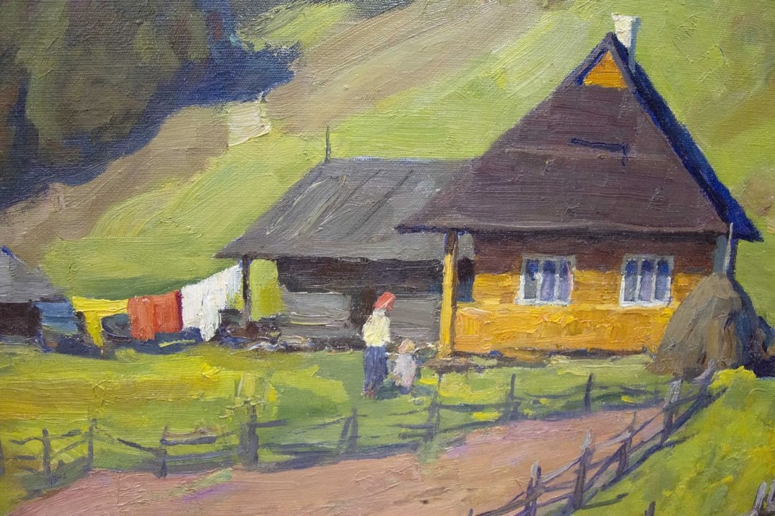Oil painting Mountain landscape Potapenko Andrey Ilyich - 7