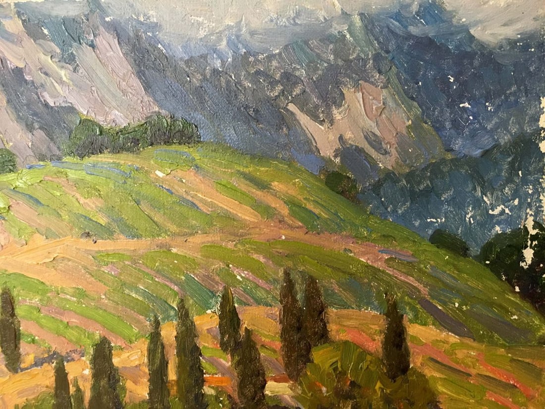 Oil painting Landscape of fields Zlyden Yuri Fedorovich - 3