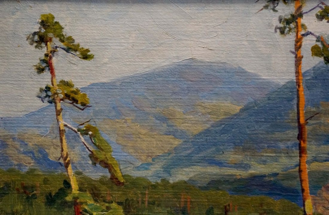 Oil painting Autumn in the Caucasus Vagin Boris Ivanovich - 3