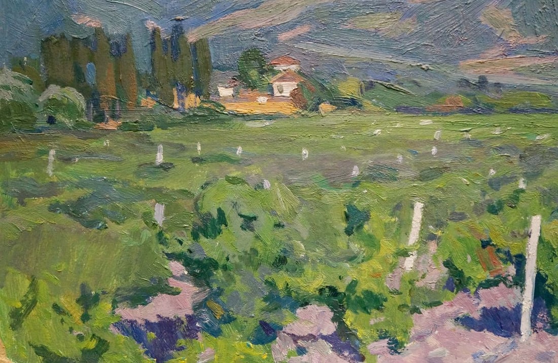 Oil painting Grape fields Miroshnichenko Ivan Vasilievich - 2