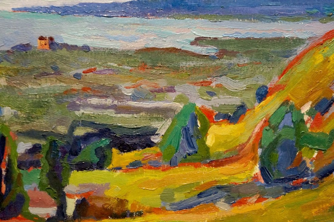 Oil painting Mountain landscape Zabashta Vasily Ivanovich - 6