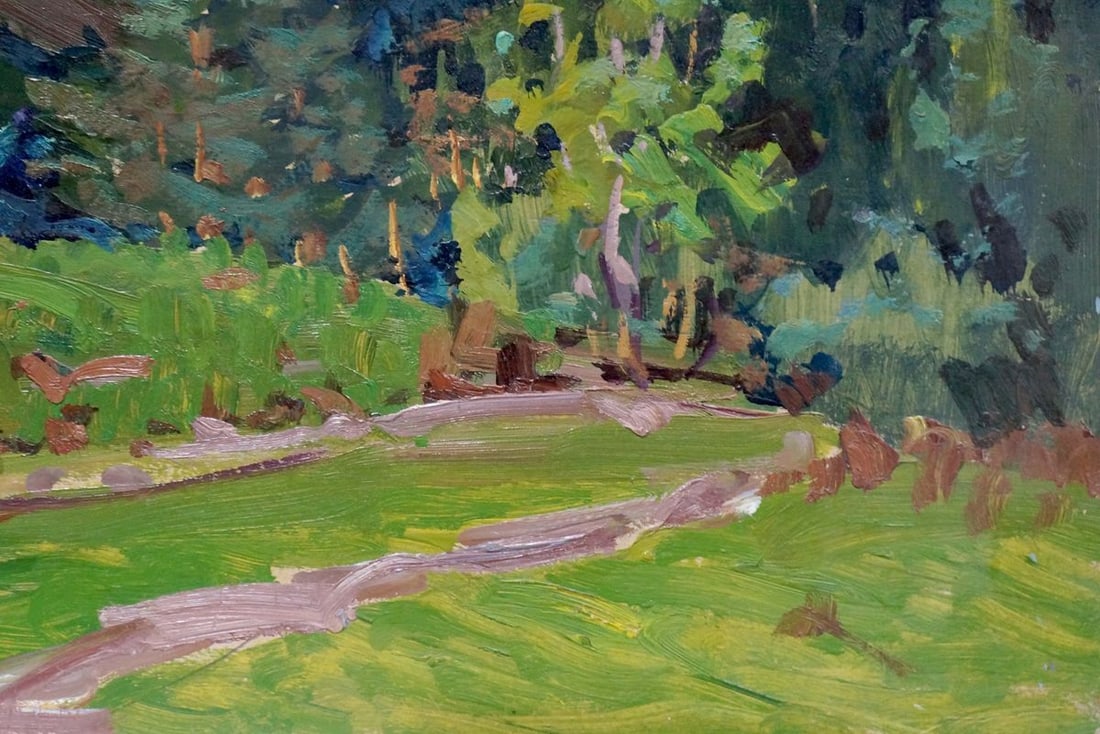 Oil painting Road to the mountains Fomin Anatoly Nikiforovich - 5