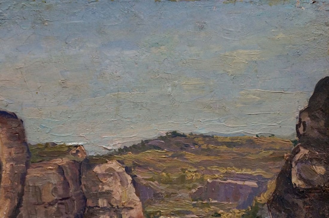 Oil painting Mountain canyon Elena Varnavovna Nagaevskaya - 4