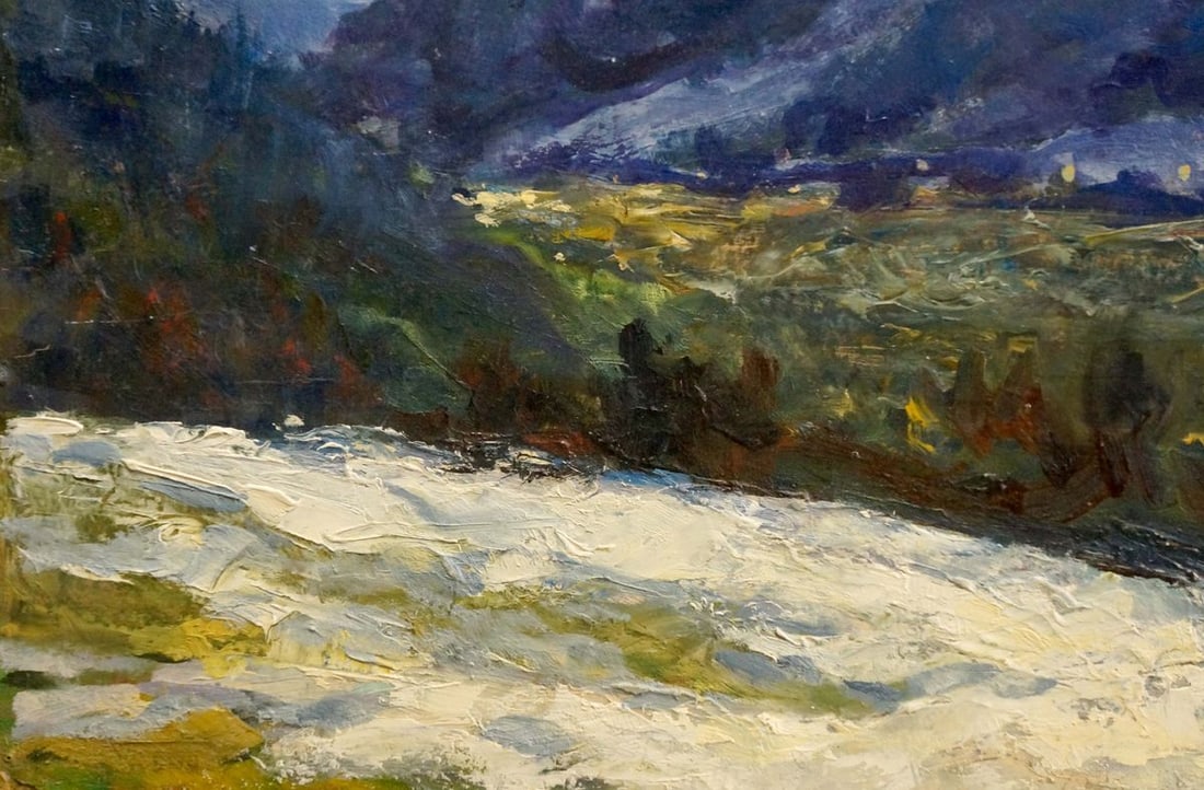Oil painting Mountain landscape Shakhriy A. A. - 2