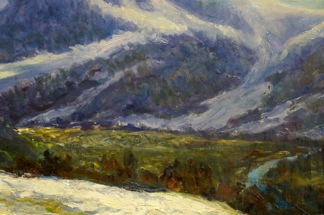 Oil painting Mountain landscape Shakhriy A. A. - 6