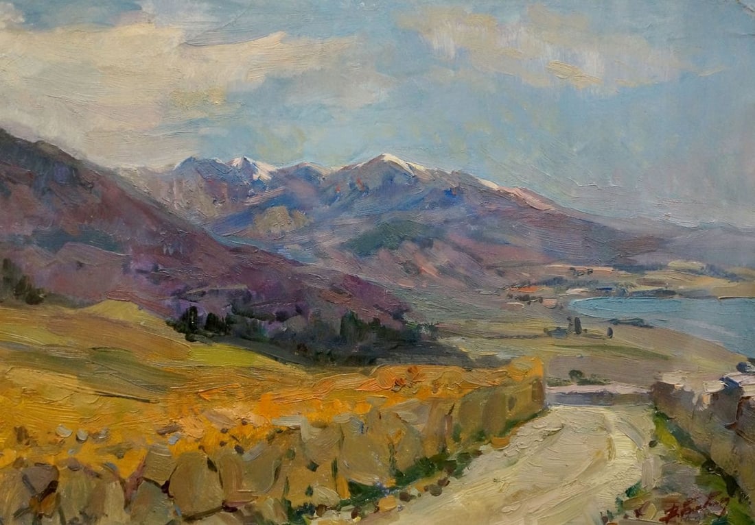 Oil painting Mountain landscape Babentsov Victor Vladimirovich - 2