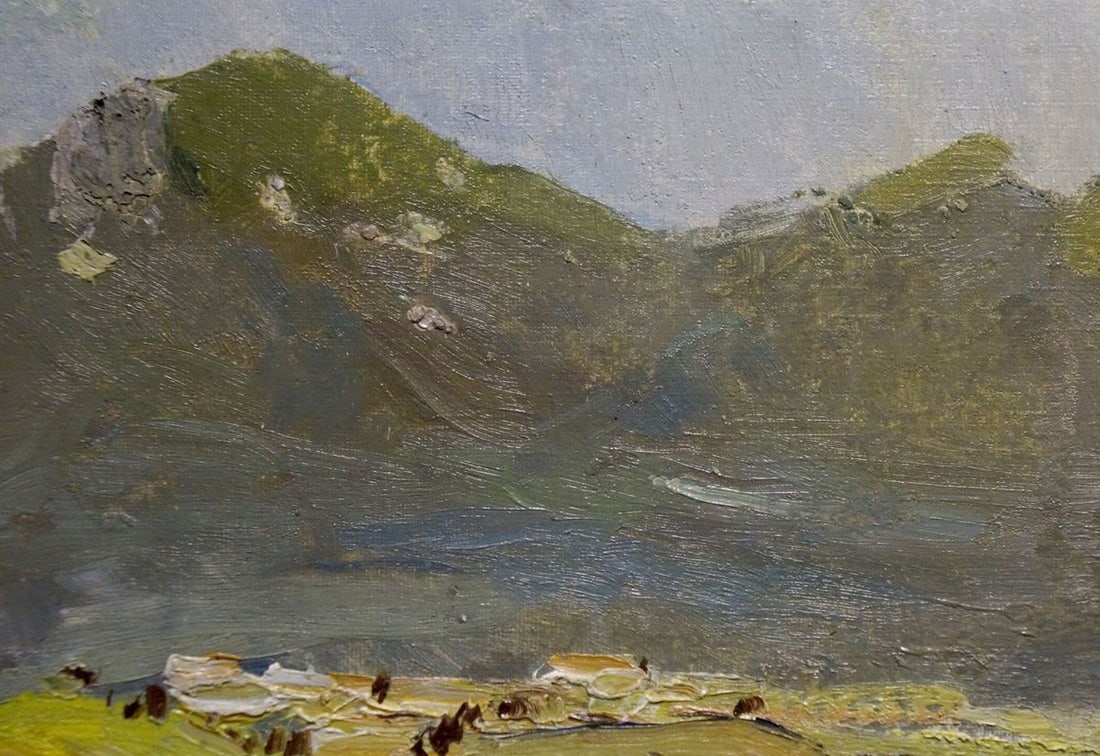 Oil painting Mountain landscape Knishevsky Vladimir Leonidovich - 4