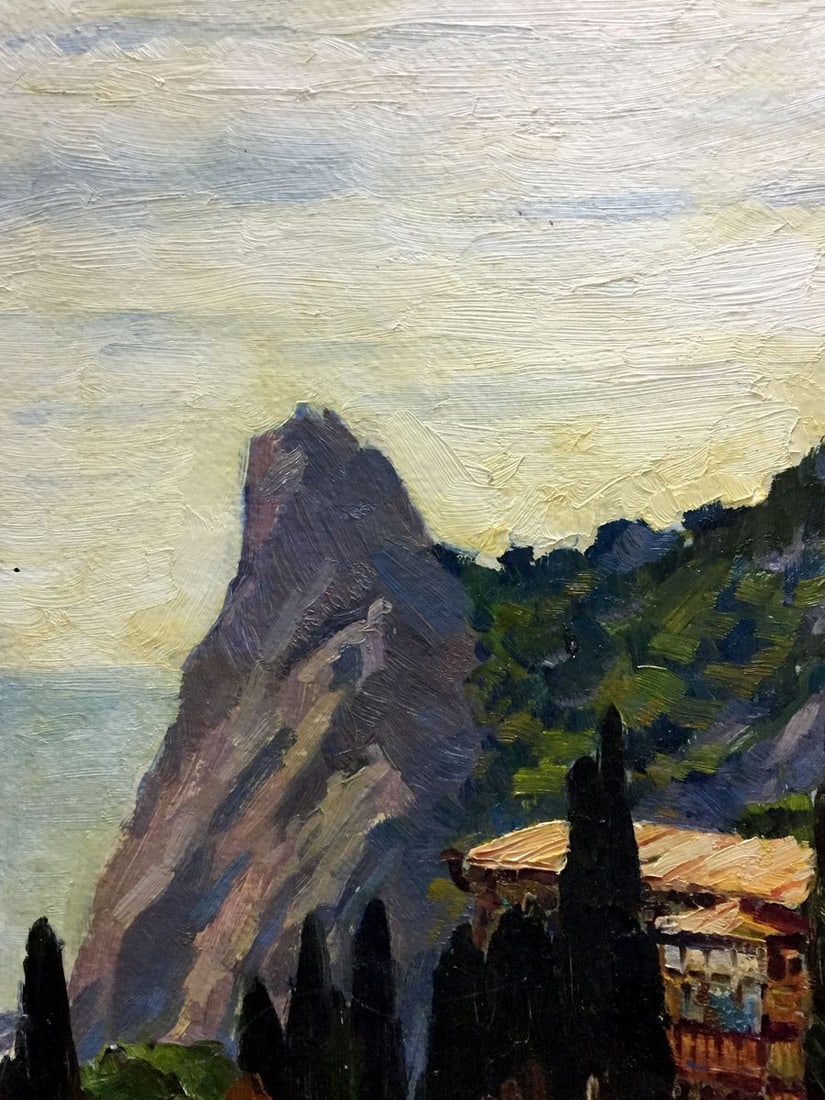 Oil paniting City Simeiz Kolomoitsev Petr Mikhailovich - 2