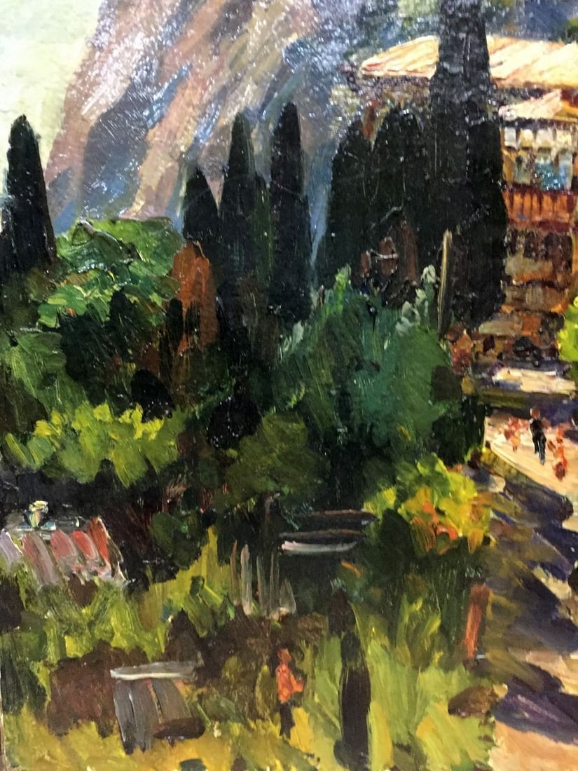 Oil paniting City Simeiz Kolomoitsev Petr Mikhailovich - 7