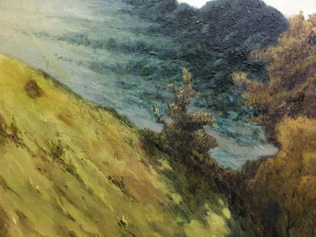 Oil painting Mountain landscape Kuznetsov Nikolay Dmitrievich - 3