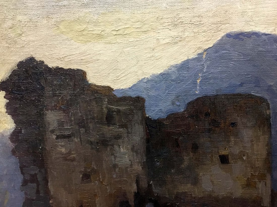 Oil painting Castle ruins Himona Nikolay Petrovich - 2