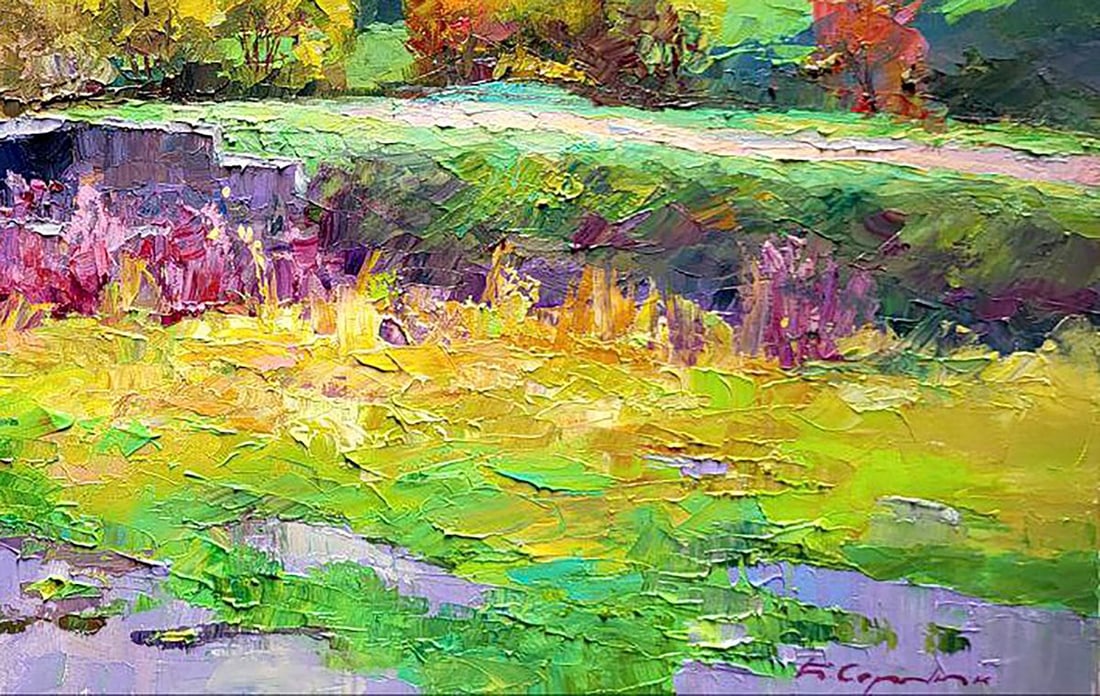 Oil painting After rain Boris Serdyuk - 7