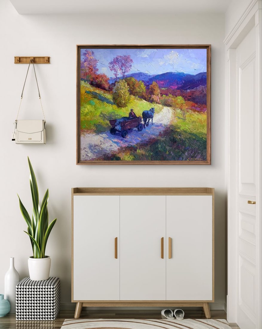 Oil painting Mountain road Boris Serdyuk - 2
