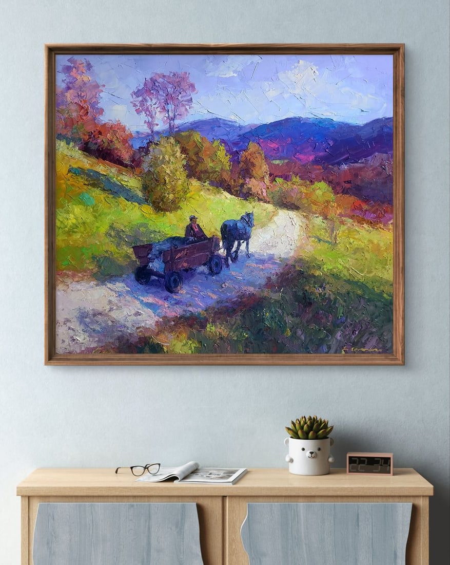 Oil painting Mountain road Boris Serdyuk - 3