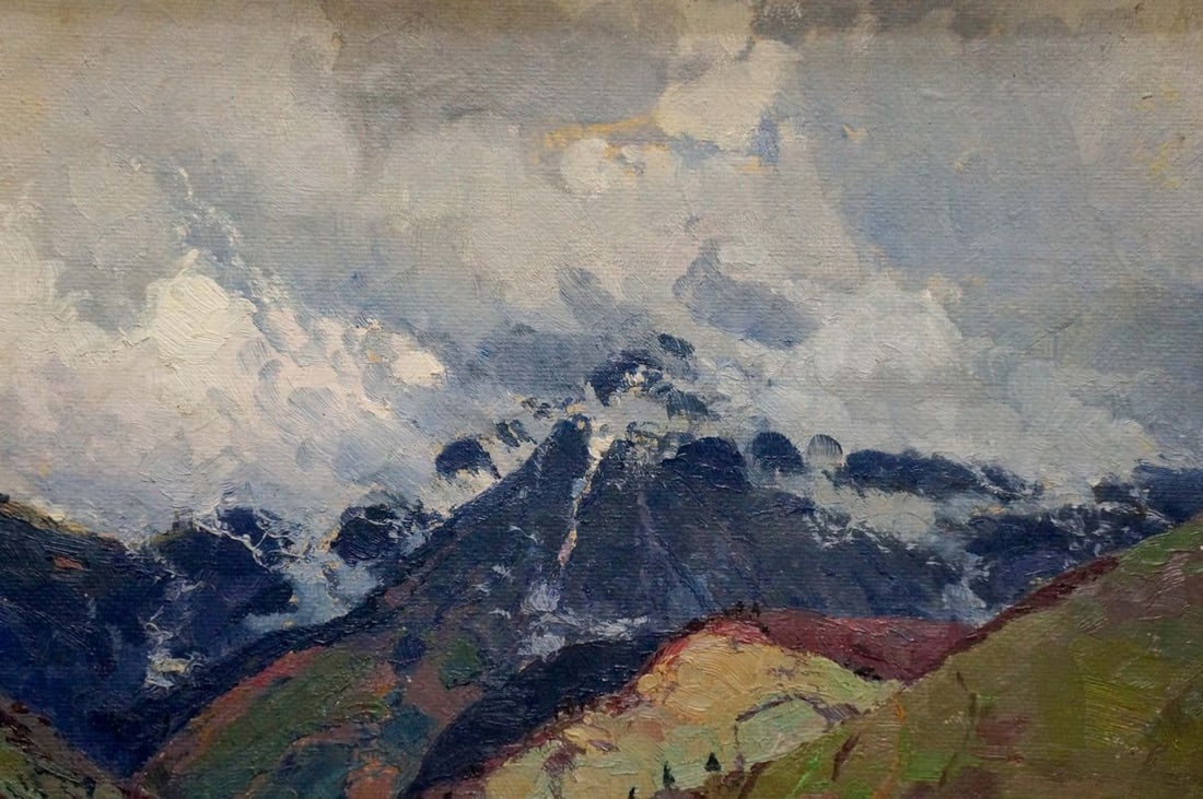 Oil painting Mountain landscape Sidoruk Vladimir Fedorovich - 4
