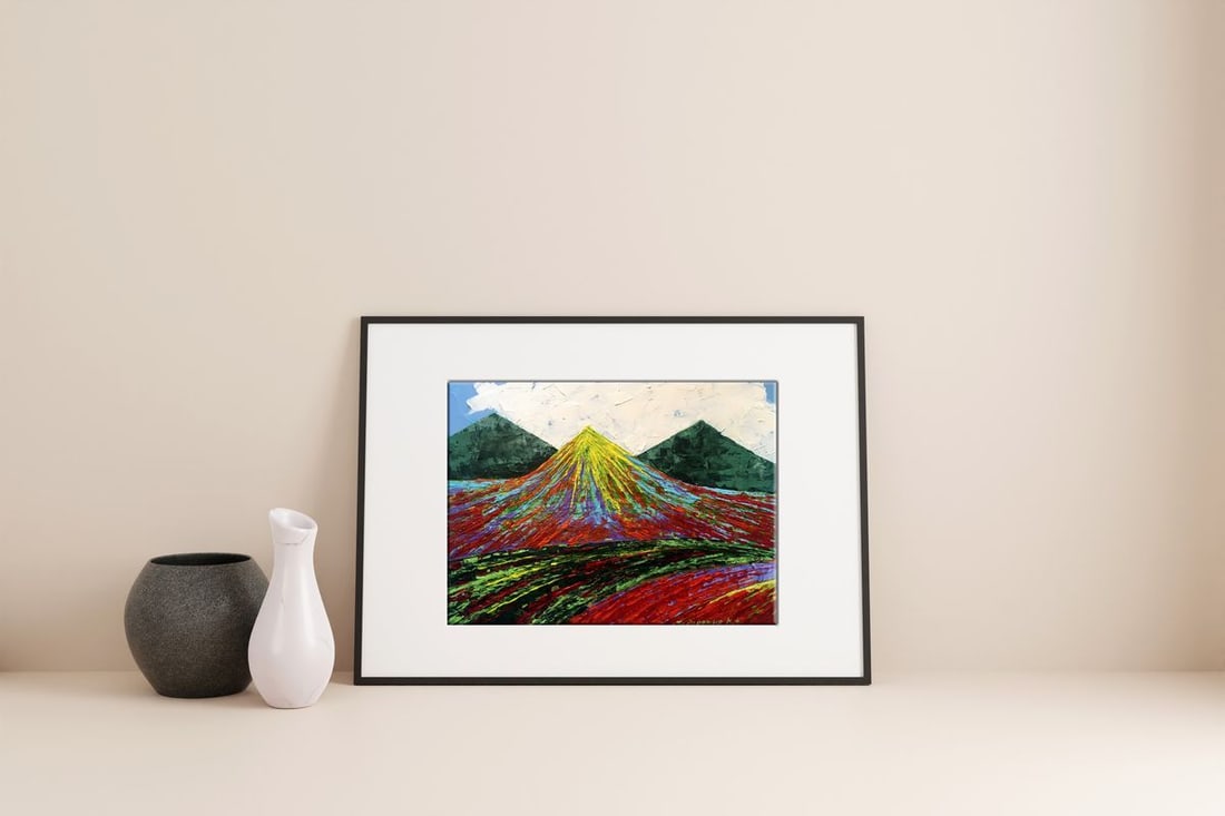 Oil painting In the mountains Zadorozhnya V. V. - 2