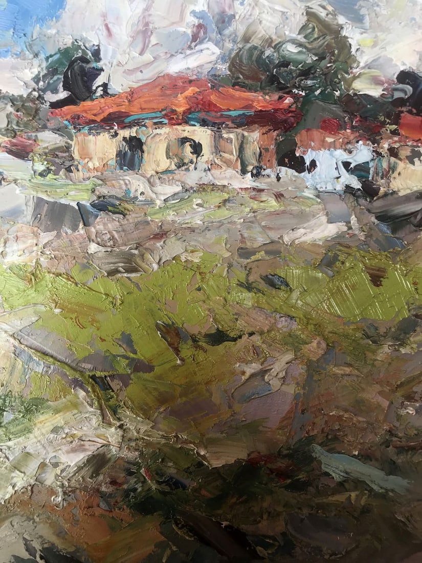Oil painting A village in the mountains Alexander Nikolaevich Cherednichenko - 7