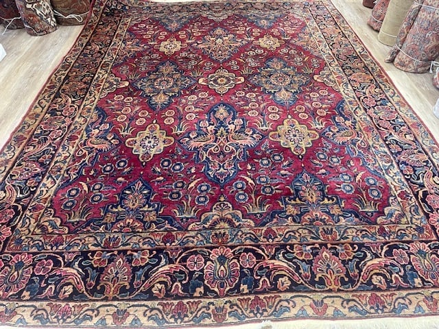 Unique Antique Sarouk Rug-5378 - 4