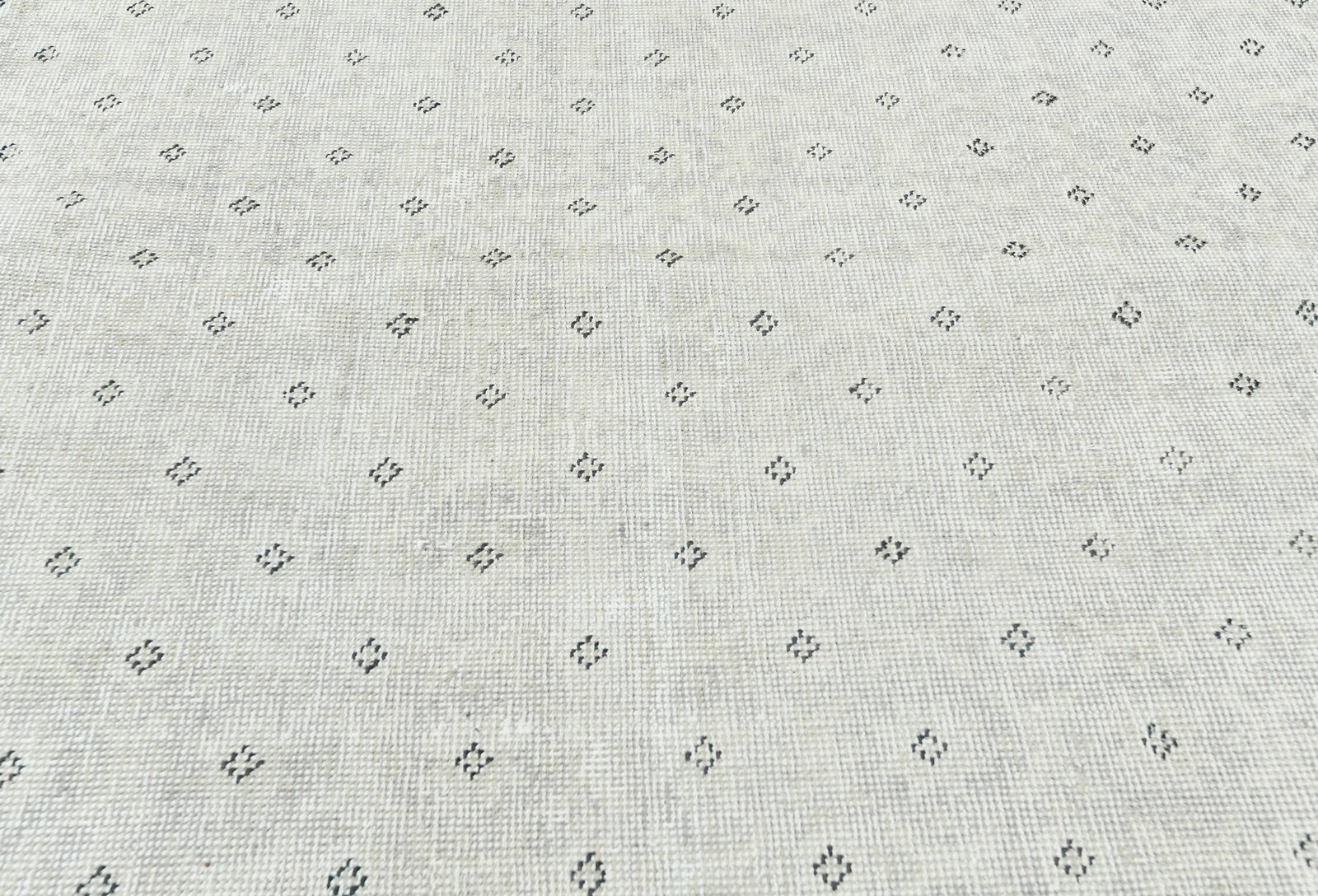 Antique Muted Floral 7'5X10'6 Distressed Vintage Oriental Rug - 6