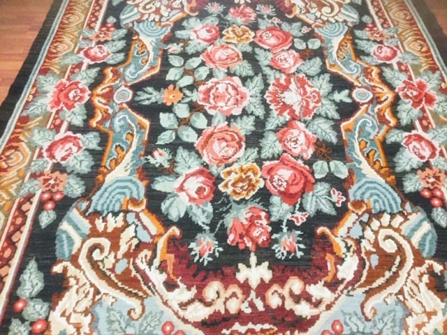 Antique European Kilim Rug-4824 - 4