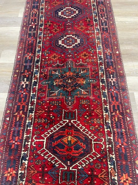 Vintage Persian Karajeh Runner- - 2