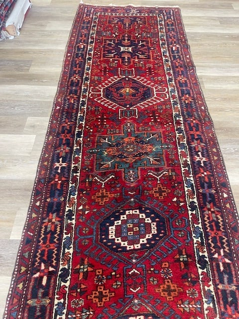 Vintage Persian Karajeh Runner- - 3