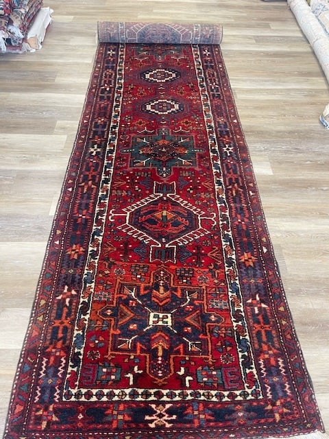 Vintage Persian Karajeh Runner- - 6