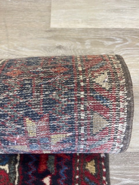 Vintage Persian Karajeh Runner- - 7