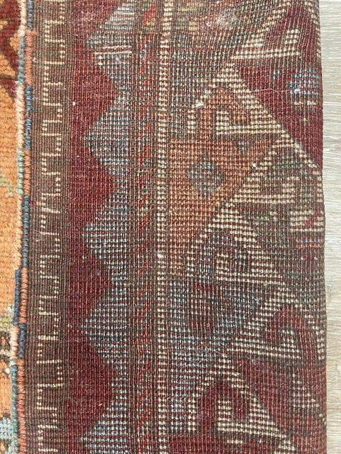 Antique Kazak Caucasian Runner- - 10