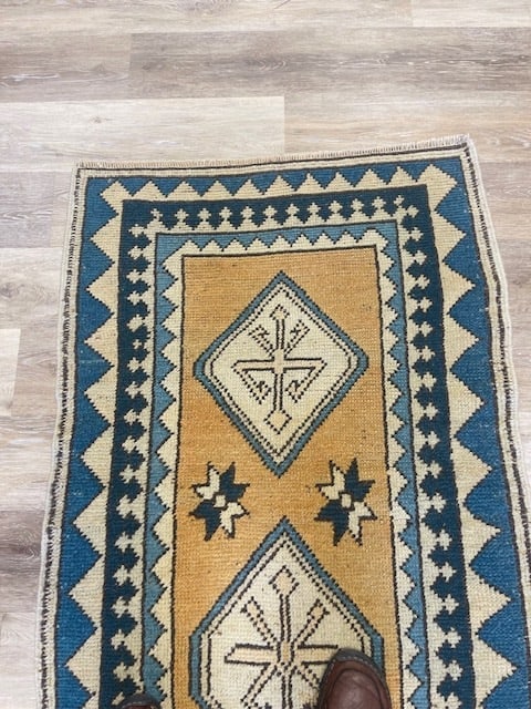 Antique Turkish Runner-5365 - 2