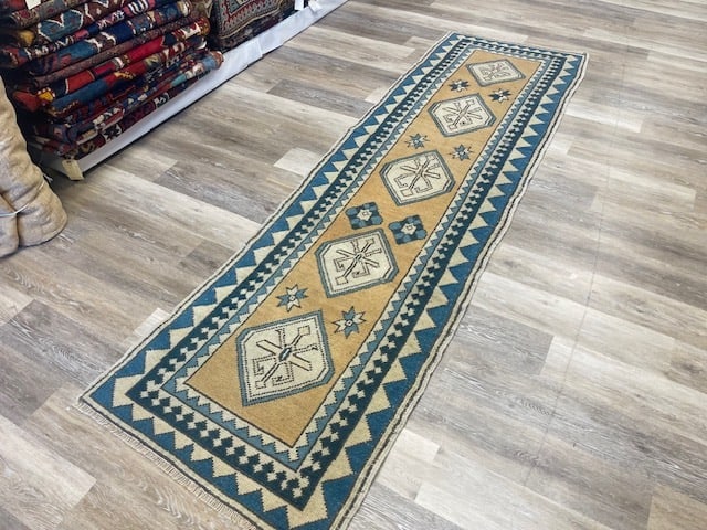 Antique Turkish Runner-5365 - 3
