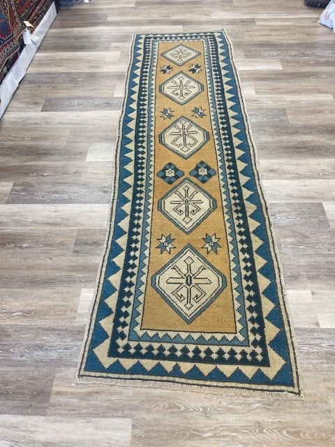 Antique Turkish Runner-5365 - 4