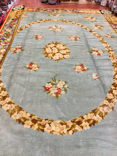 Antique Large size European Sevaneari Rug-3384 - 3
