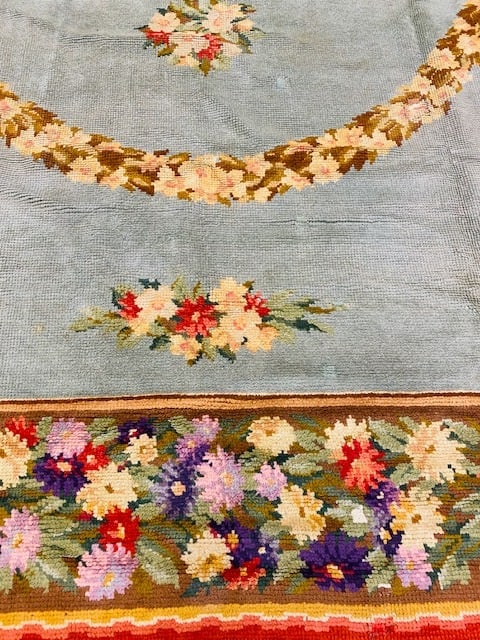 Antique Large size European Sevaneari Rug-3384 - 4